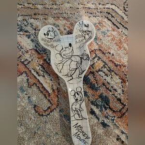 Disney Mickey Mouse Cream and Black Serving Spoon